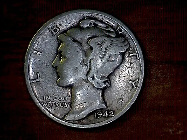 1942 S Mercury Dime