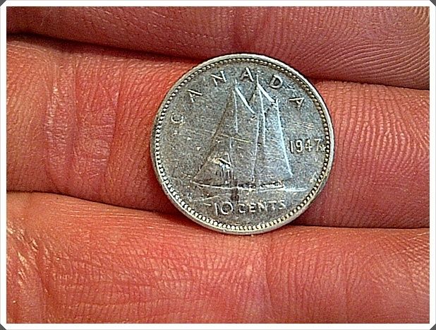 1947 Canada Silver Dime