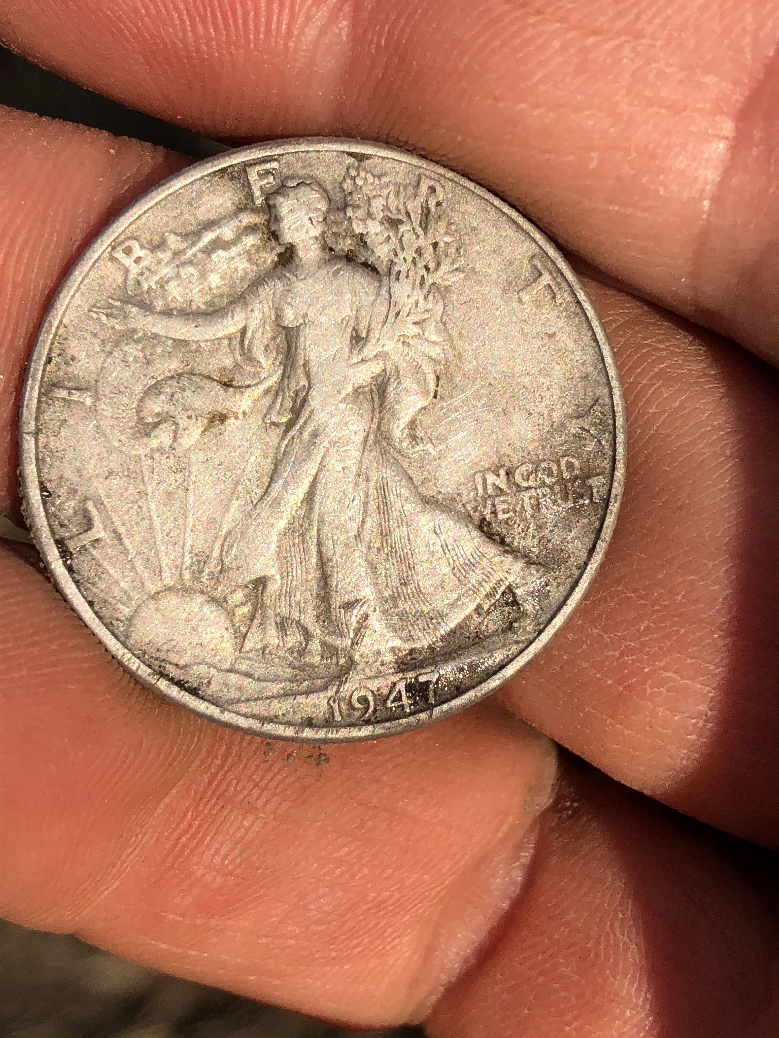 1947 Walking Liberty Half Dollar