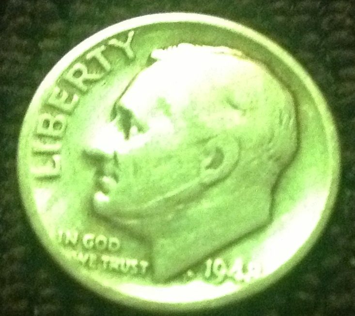 1948 D Silver Dime
Found 08/13/13
Vernon, Ms