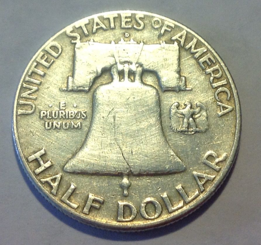 1961D Franklin Half
Found 08/28/14
Columbs, Ms