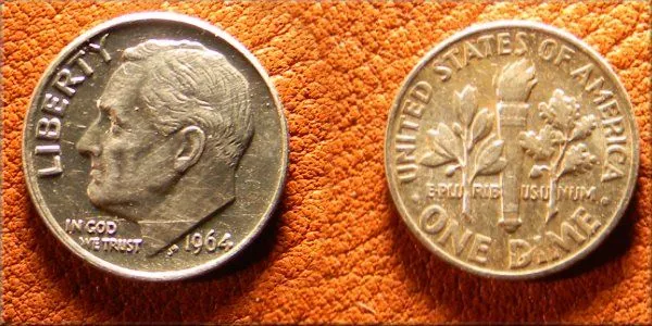 1964 dime