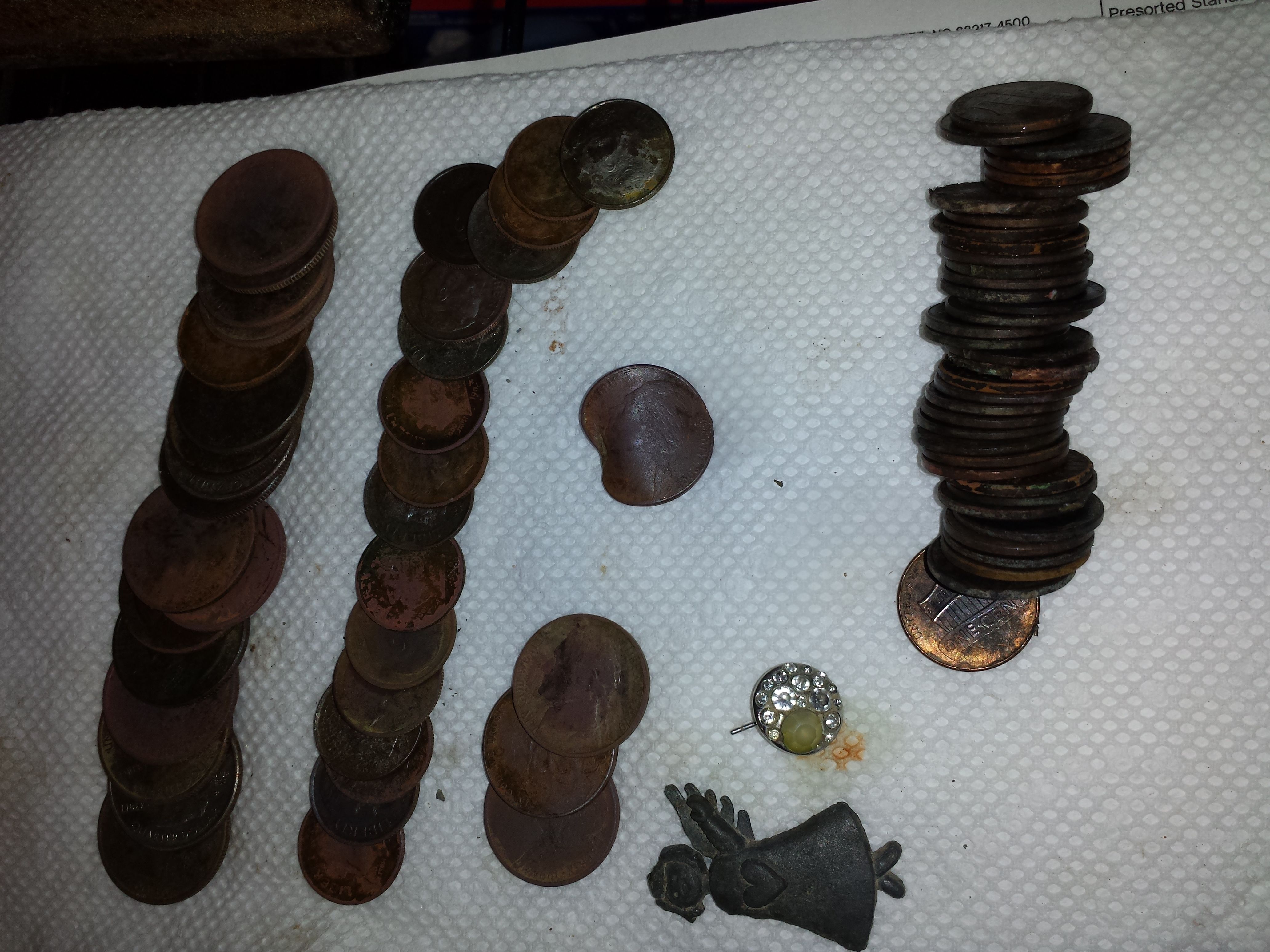 20150703 $6.52 of clad found at Liberty Park in Madison with the F2.