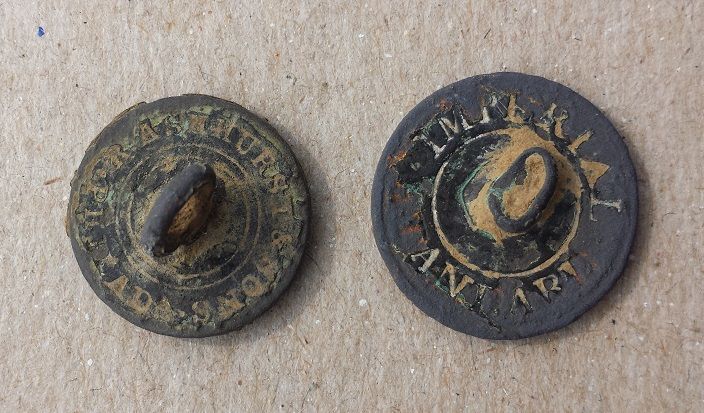 20160220 Button backs found at a door knock in Brandon with the F75.