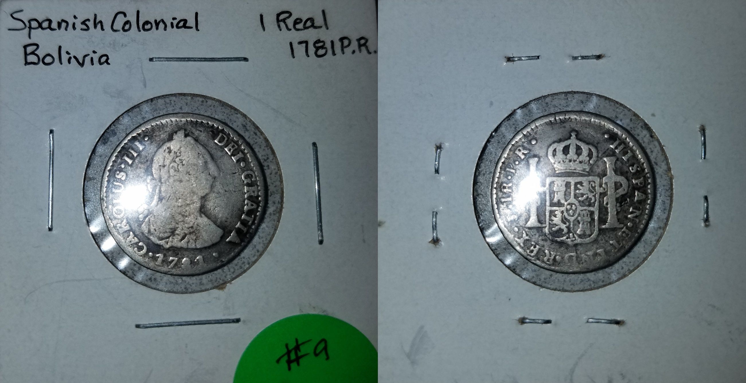 20160420 1 Real, Potosi mint mark. Bought at local coin club auction.