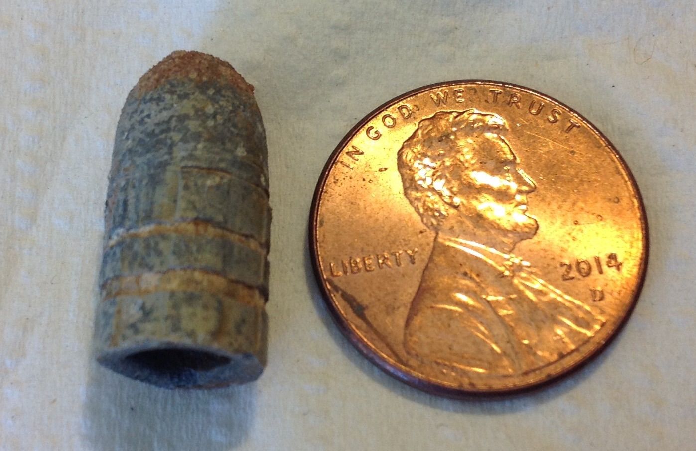 38 Caliber 3 Ringer Bullet
Found 05/04/15
Columbus, Ms.