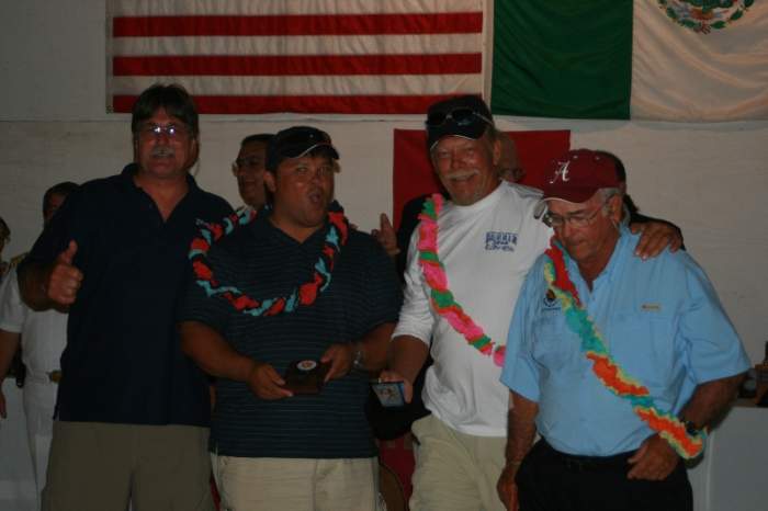 3rd place - 3rd place in a sailboat race from St. Pete Fl to Isla Mujeres Mexico