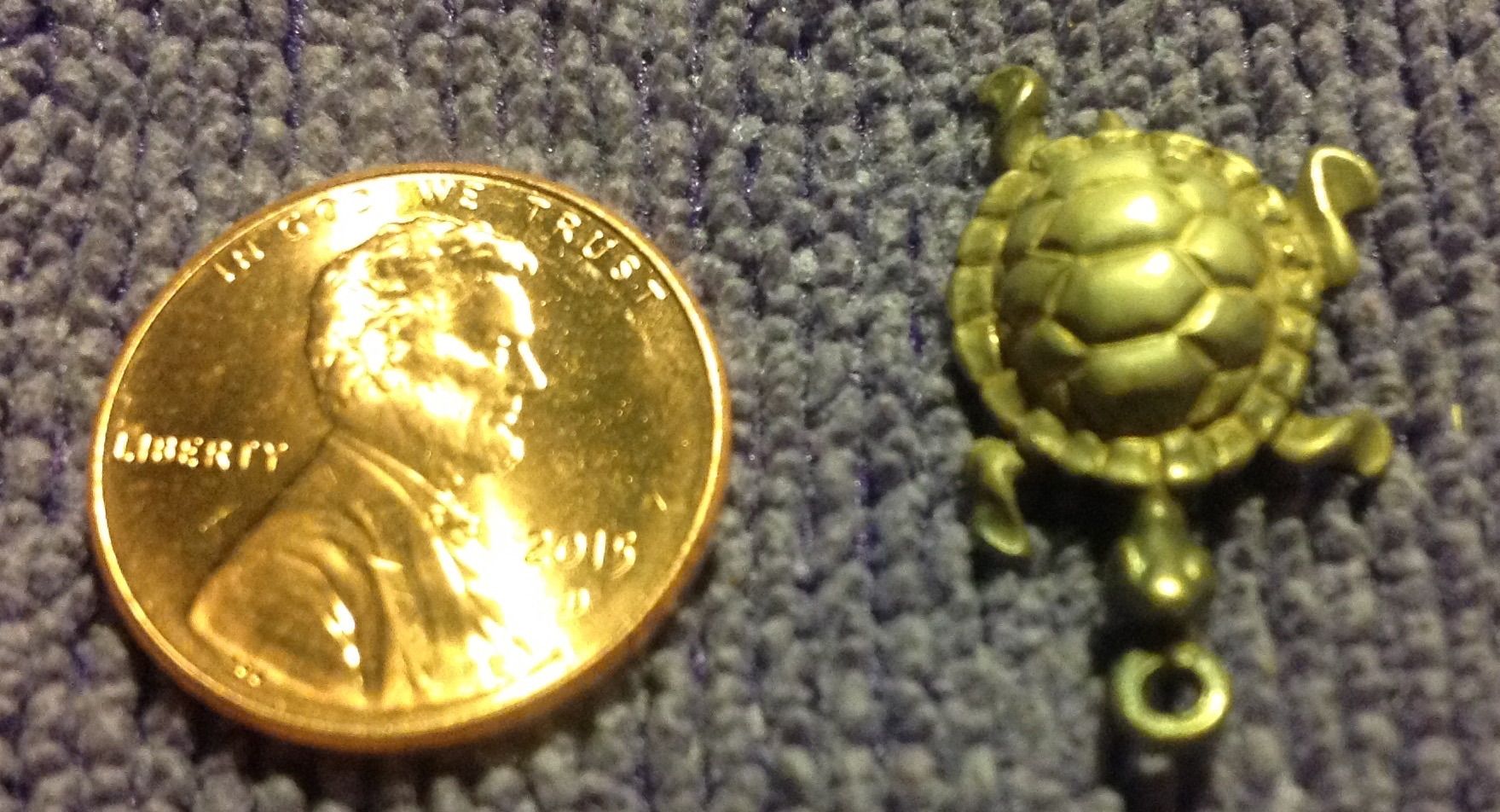 925 Silver Turtle Charm
Found 05/12/15
Columbus, Ms.