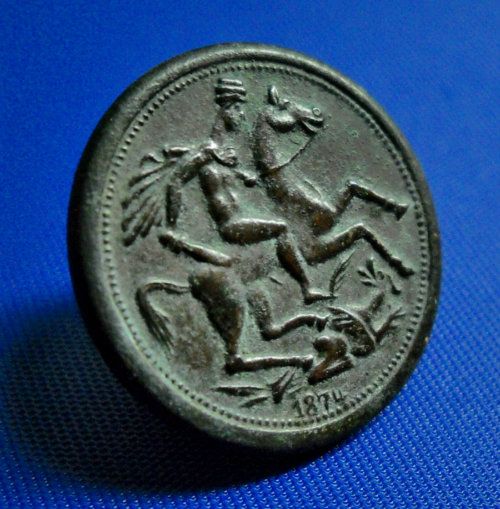 a cuff Button, "1874" /" MADE IN AUSTRIA"