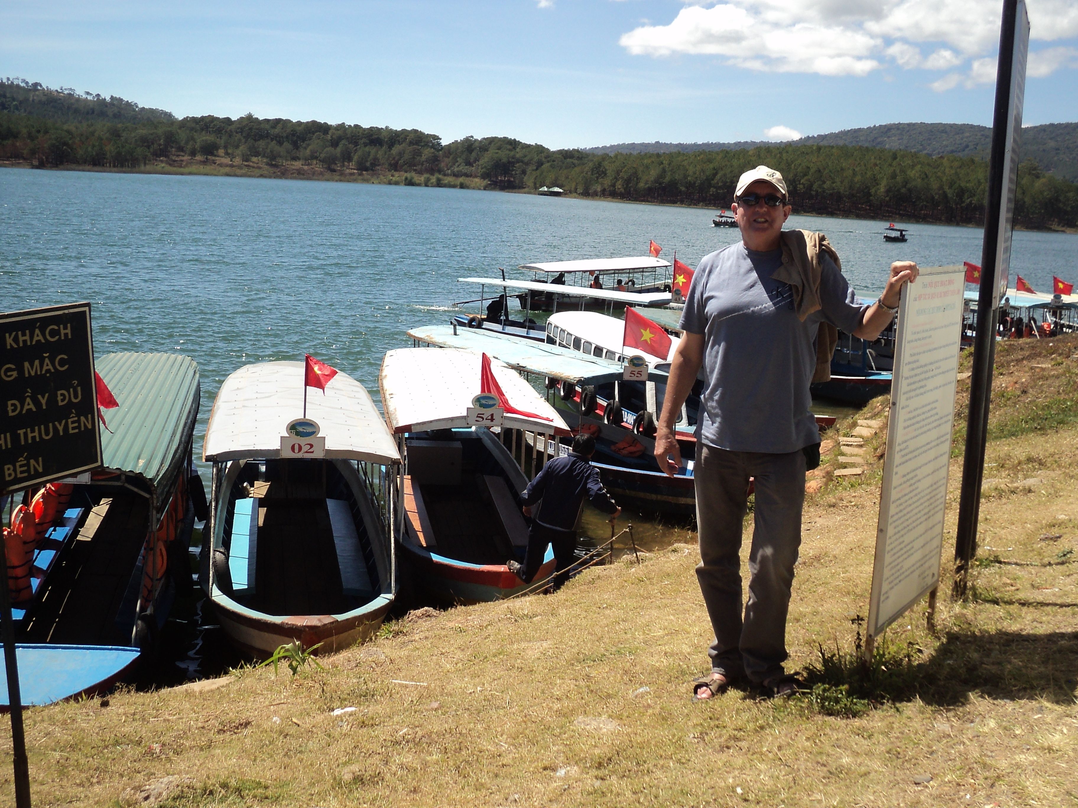 a lake in the mountains of the central highlands