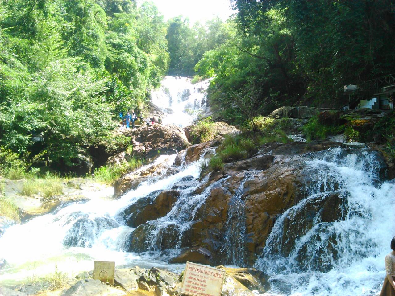 a waterfall in the central highlands