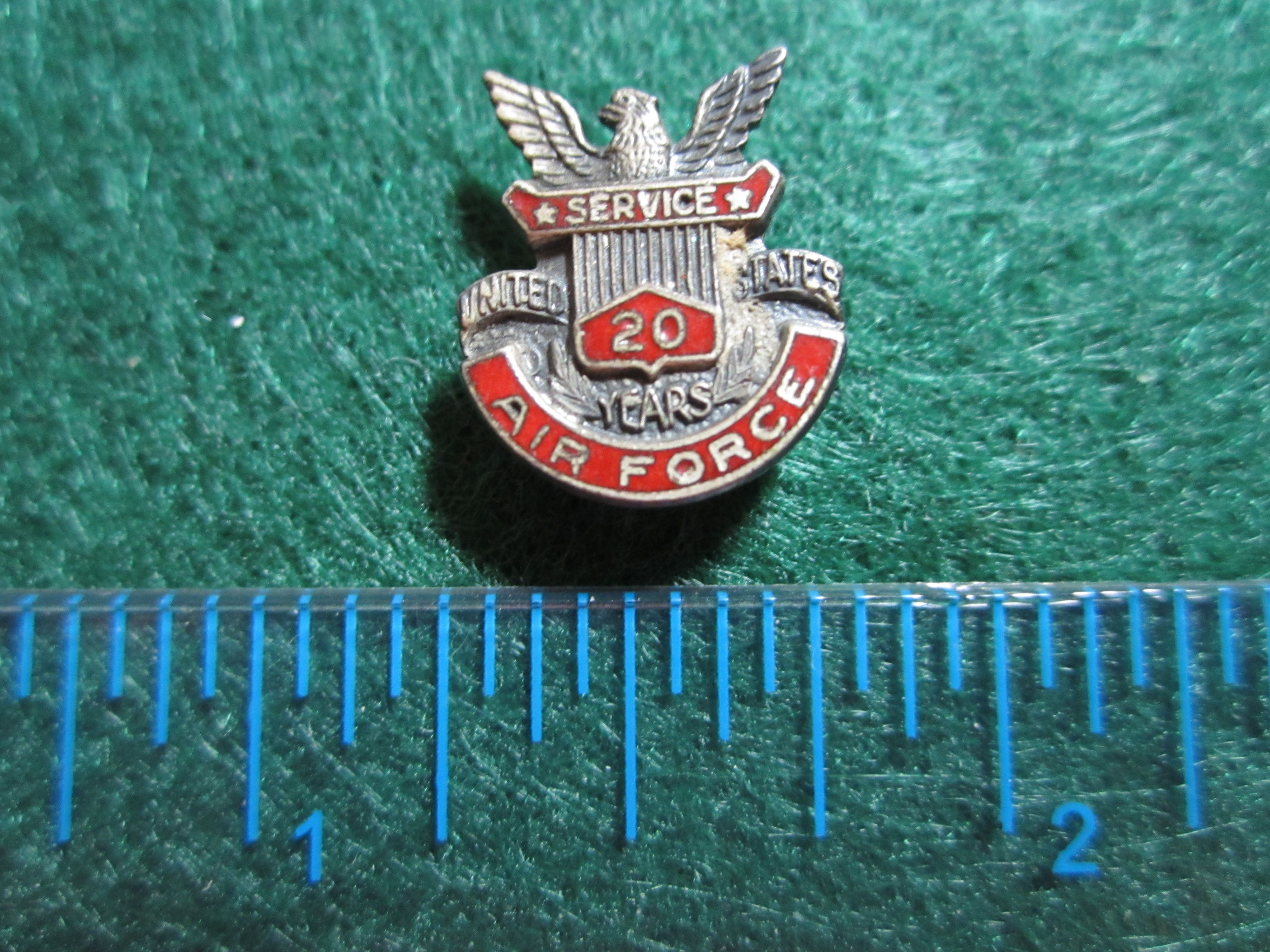 Air Force 20 year pin