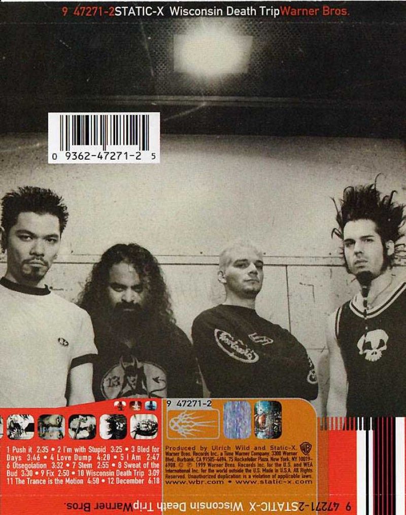 [AllCDCovers] static x wisconsin death trip 1999 retail cd back