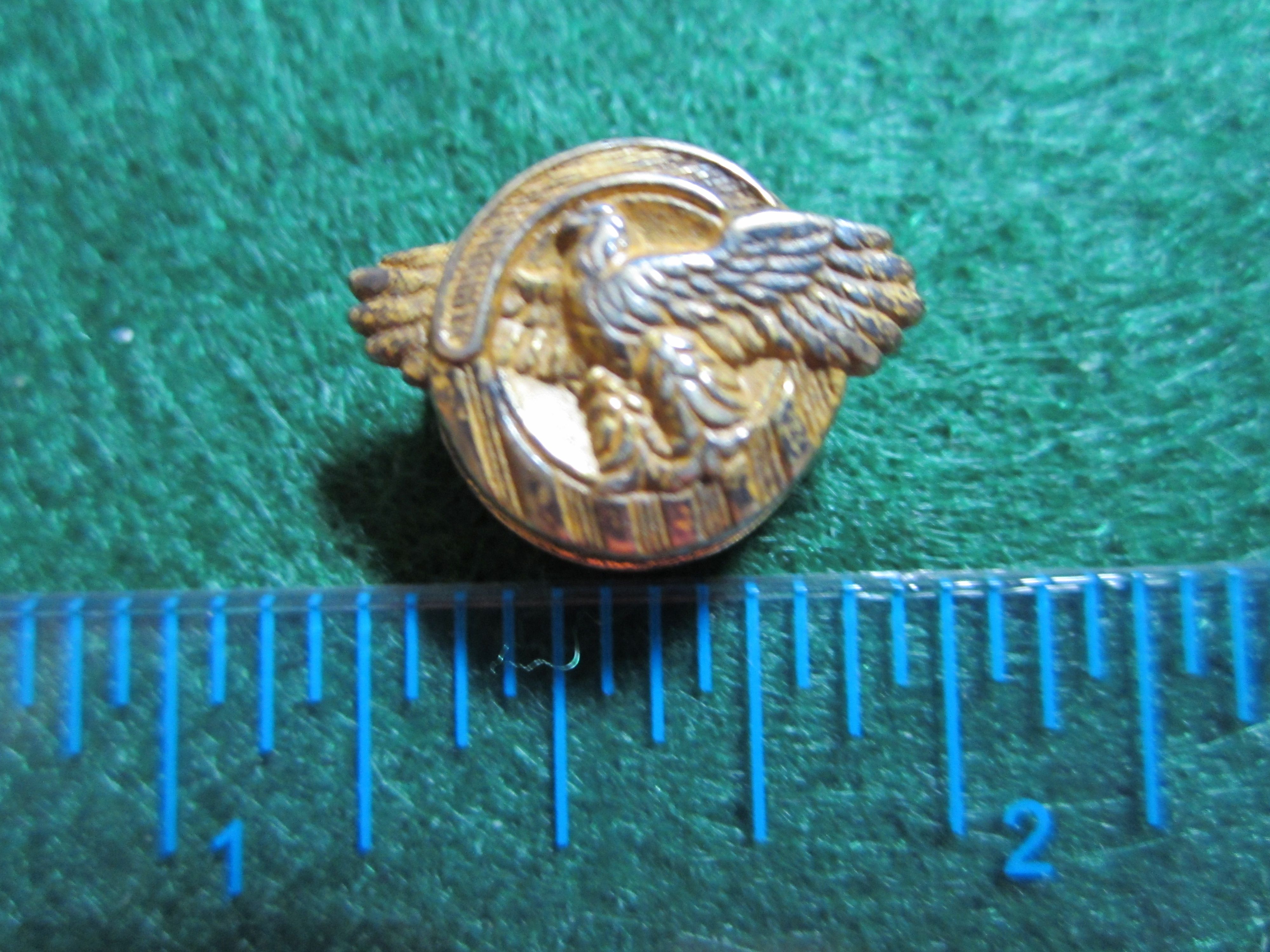 Army Discharge pin Ruptured Duck c. 1940's WWII.