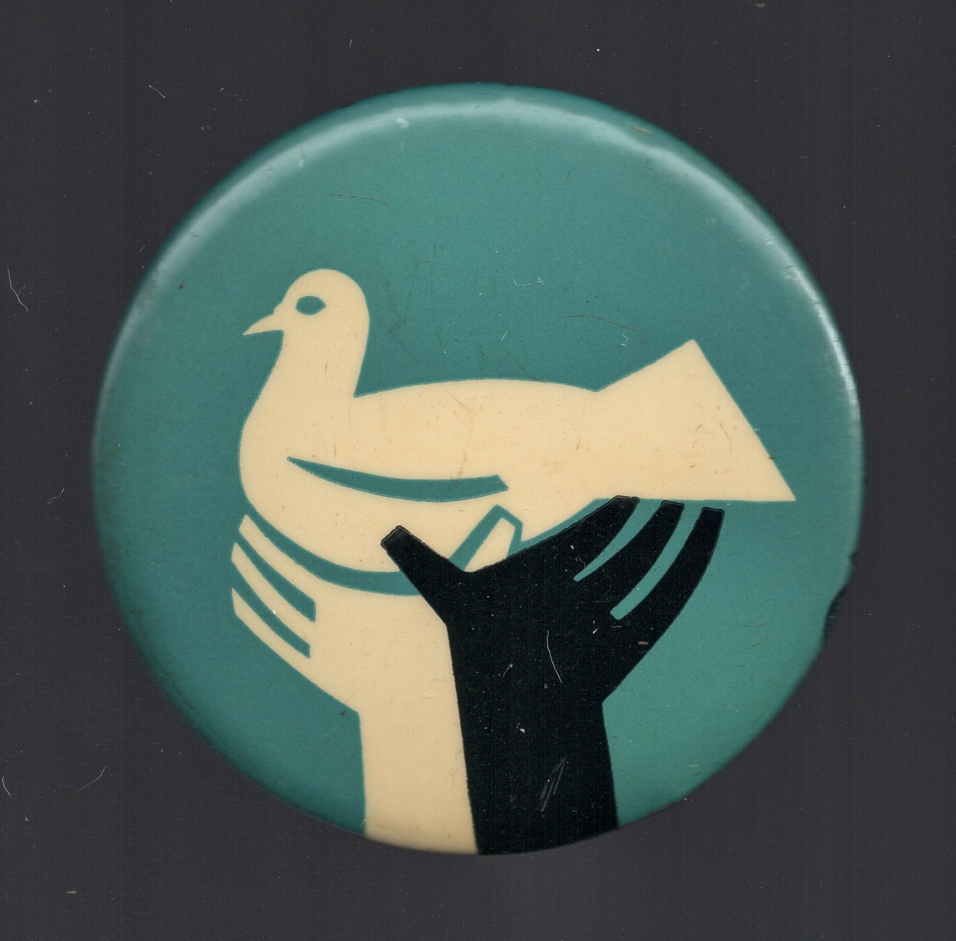 B&W support Peace Dove 2"