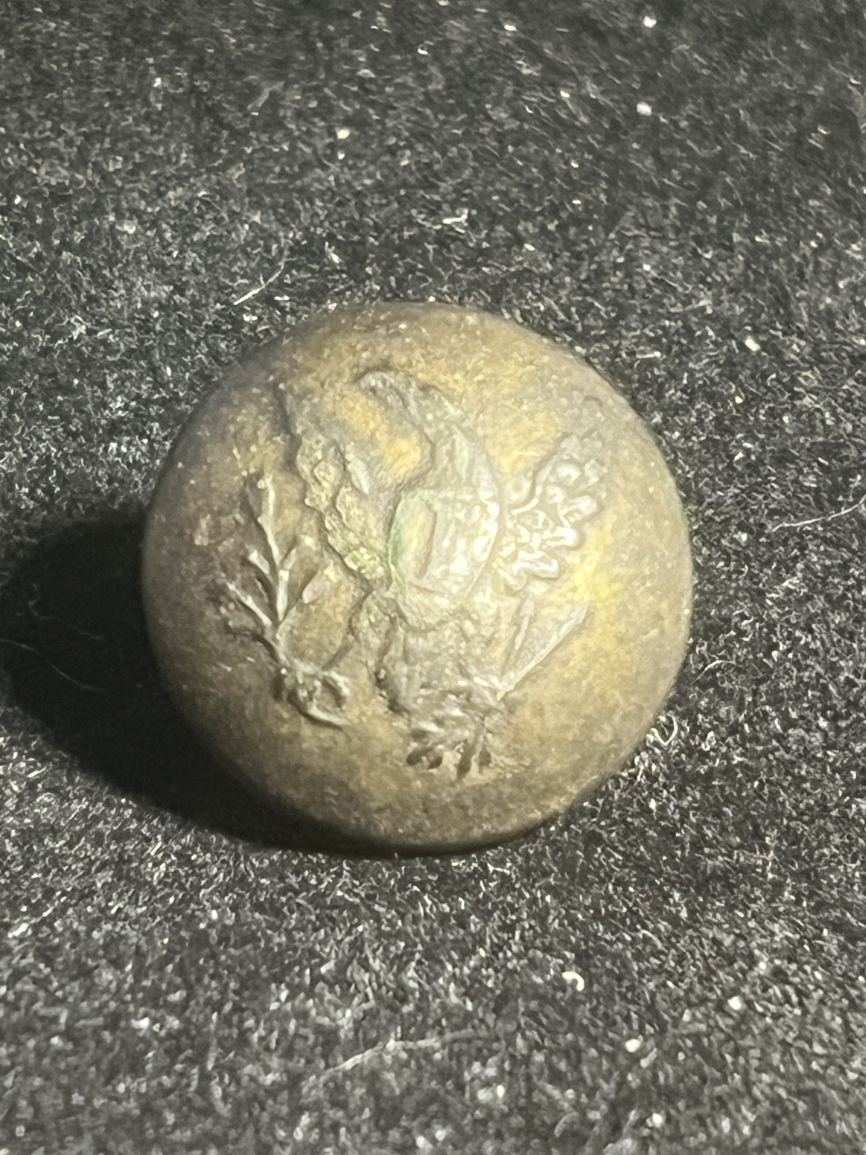 Beautiful infantry Seminole war button!