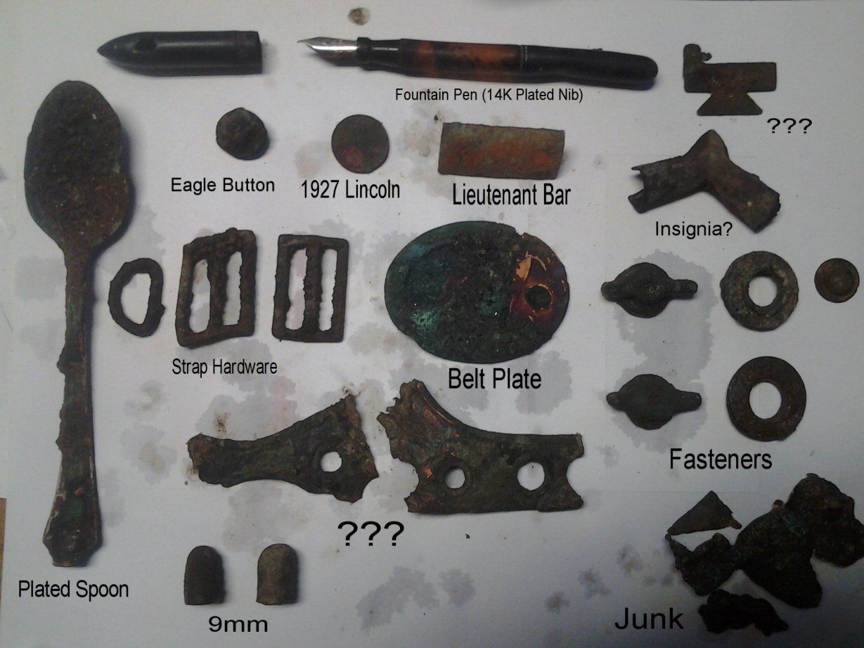 Belt Plate and More Relics from WWII Camp