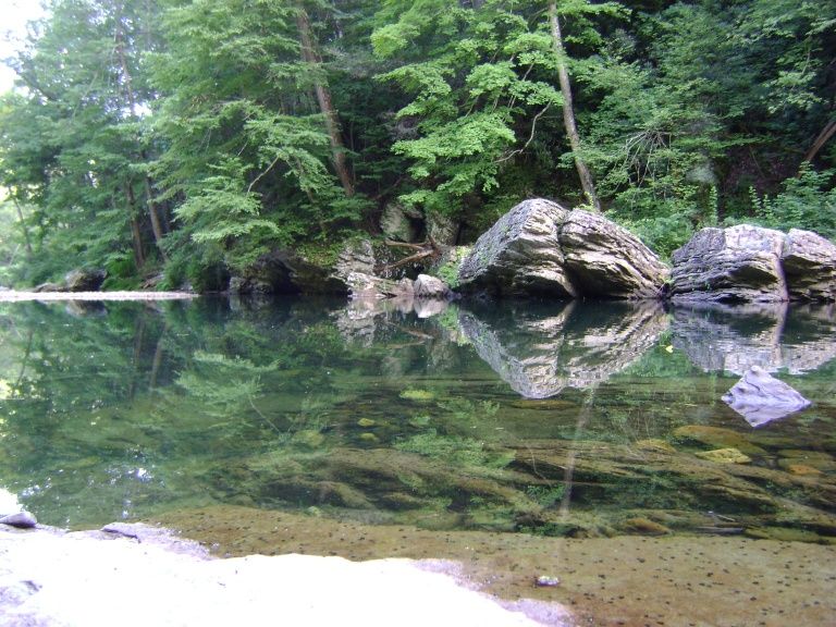 Blue Hole - Swimming hole on Back Creek in Bath county Va.