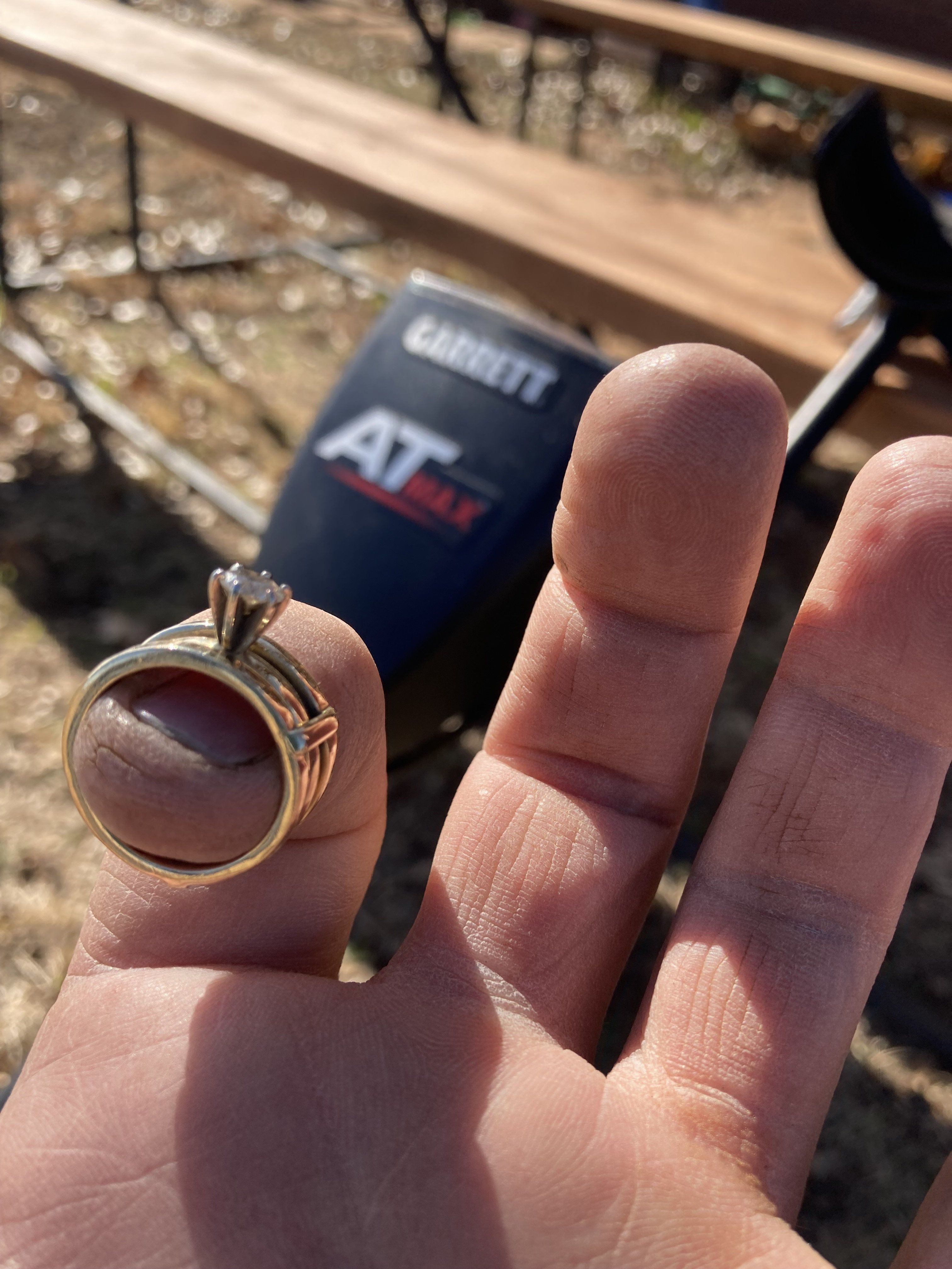 Brian's backyard wedding ring