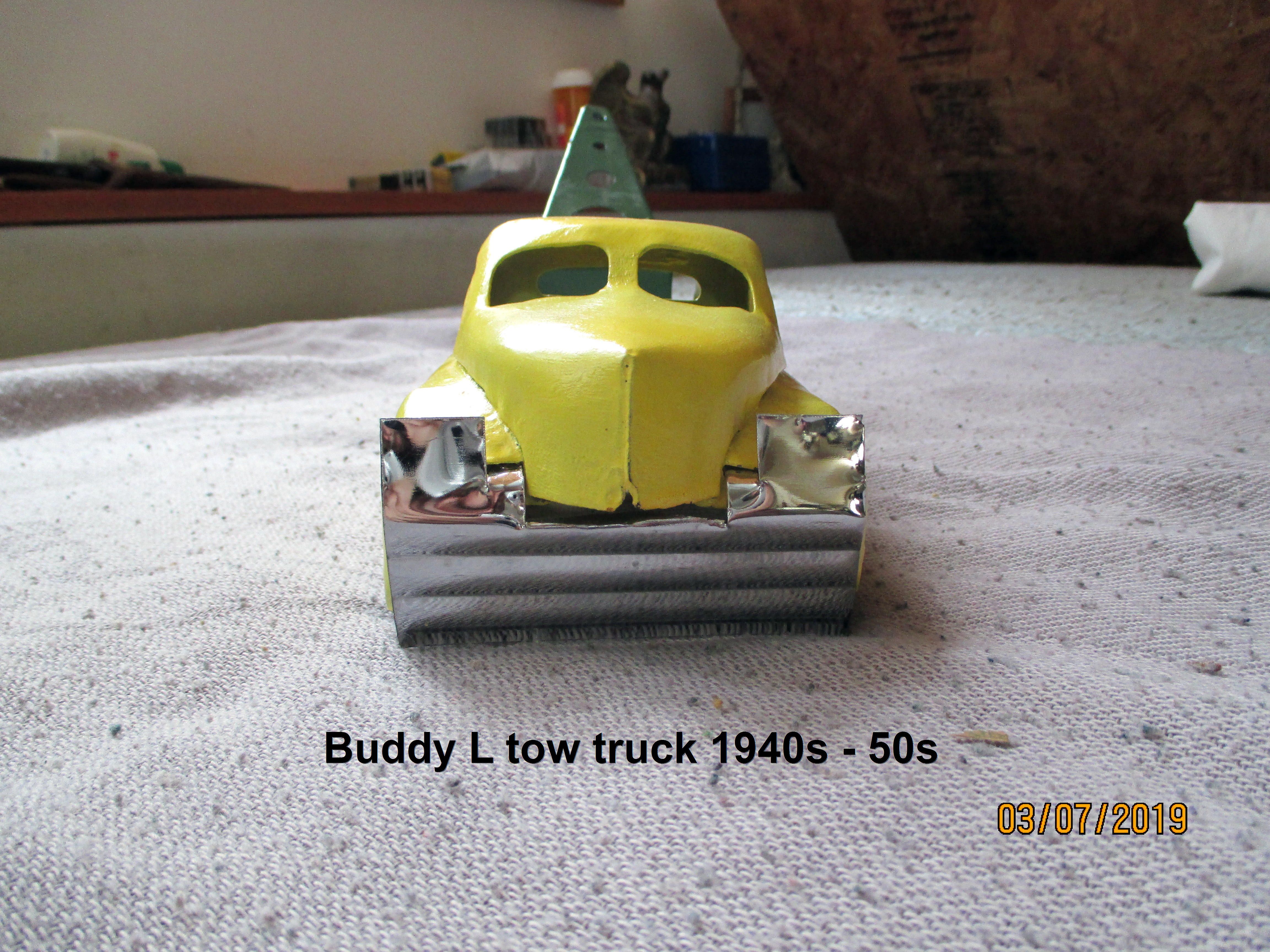 Buddy L tow truck 1940s   50s pic 3