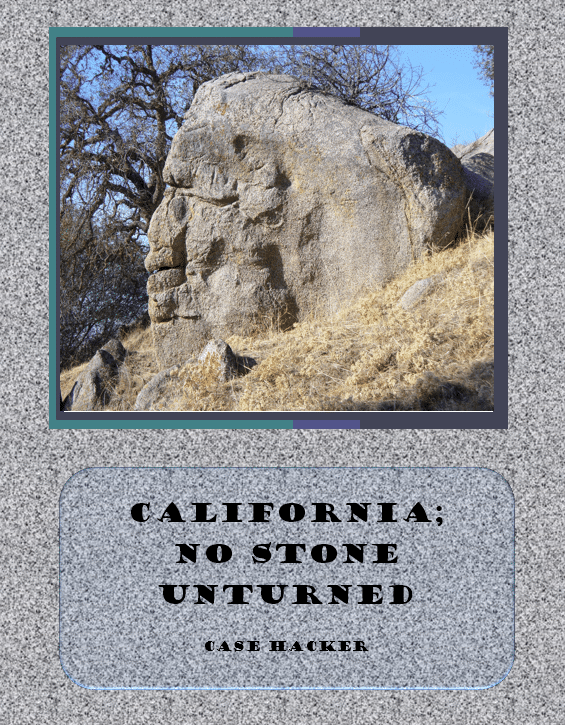 California; No Stoned Unturned Book Cover