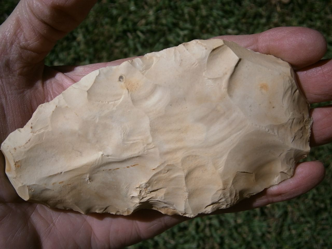 chert biface SPRINGS TX south of Dallas