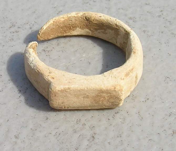 Civil War Lead Ring - This ring was made from a bullet.