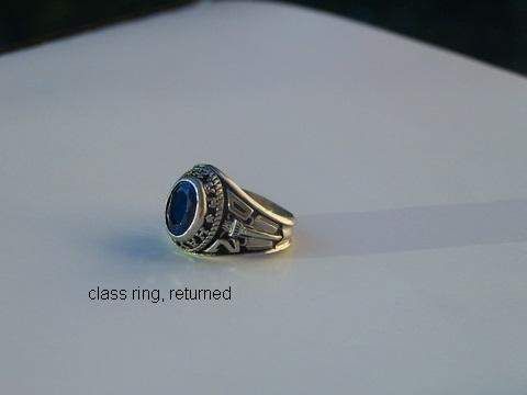 Class ring returned