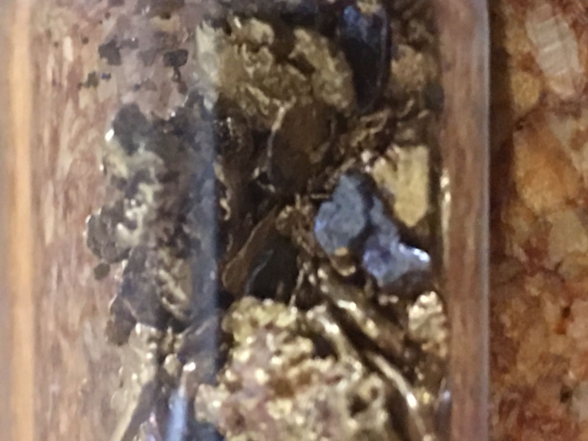 Closeup of gold from Arizona.