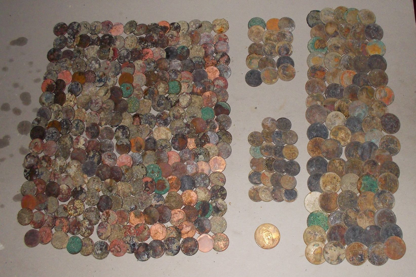 COINS FROM ST.THOMAS TRIP - OCT.8TH-12TH