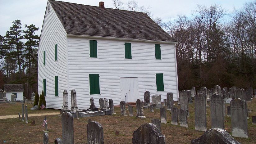 Colonial Jersey church built in 1792