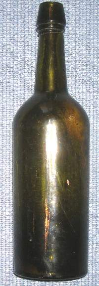 CW Whiskey Bottle - I dug this at a Civil War camp.