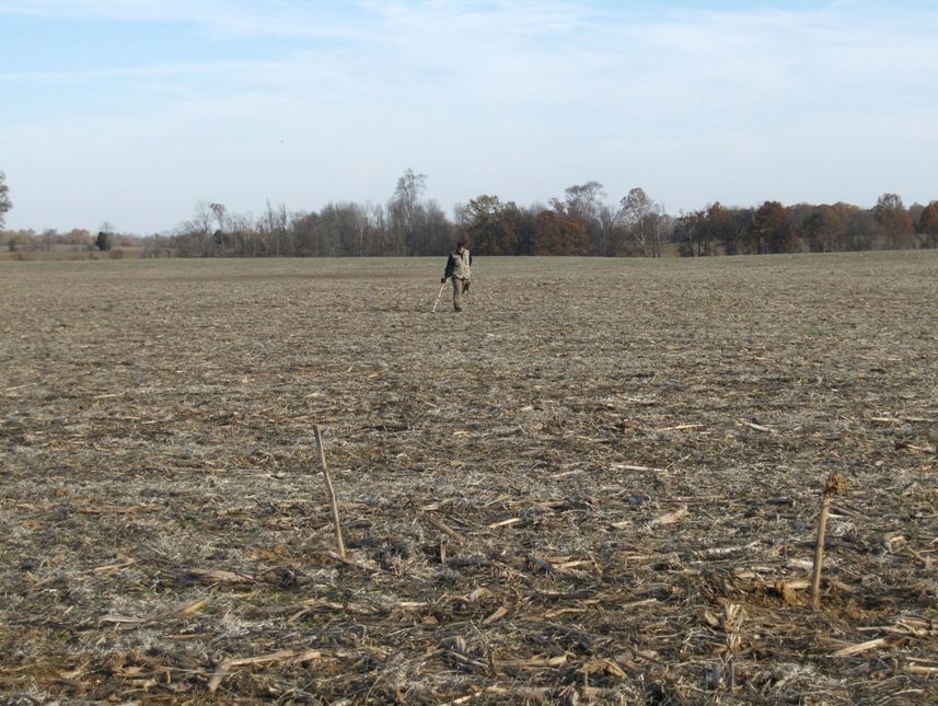 Detecting a CW Picket Post - Civil War relic huntin'.