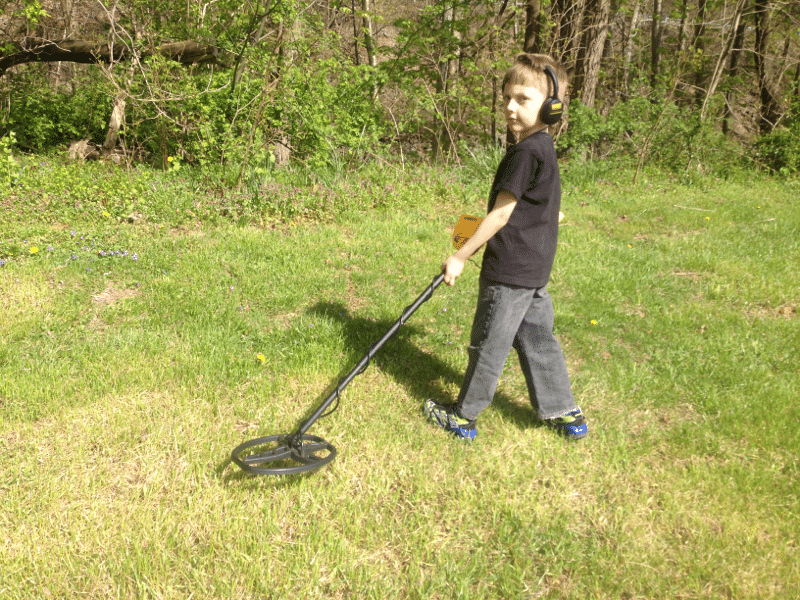 Detecting with my 6 year old :)