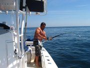 Fighting a Mako 20 miles off Block Island