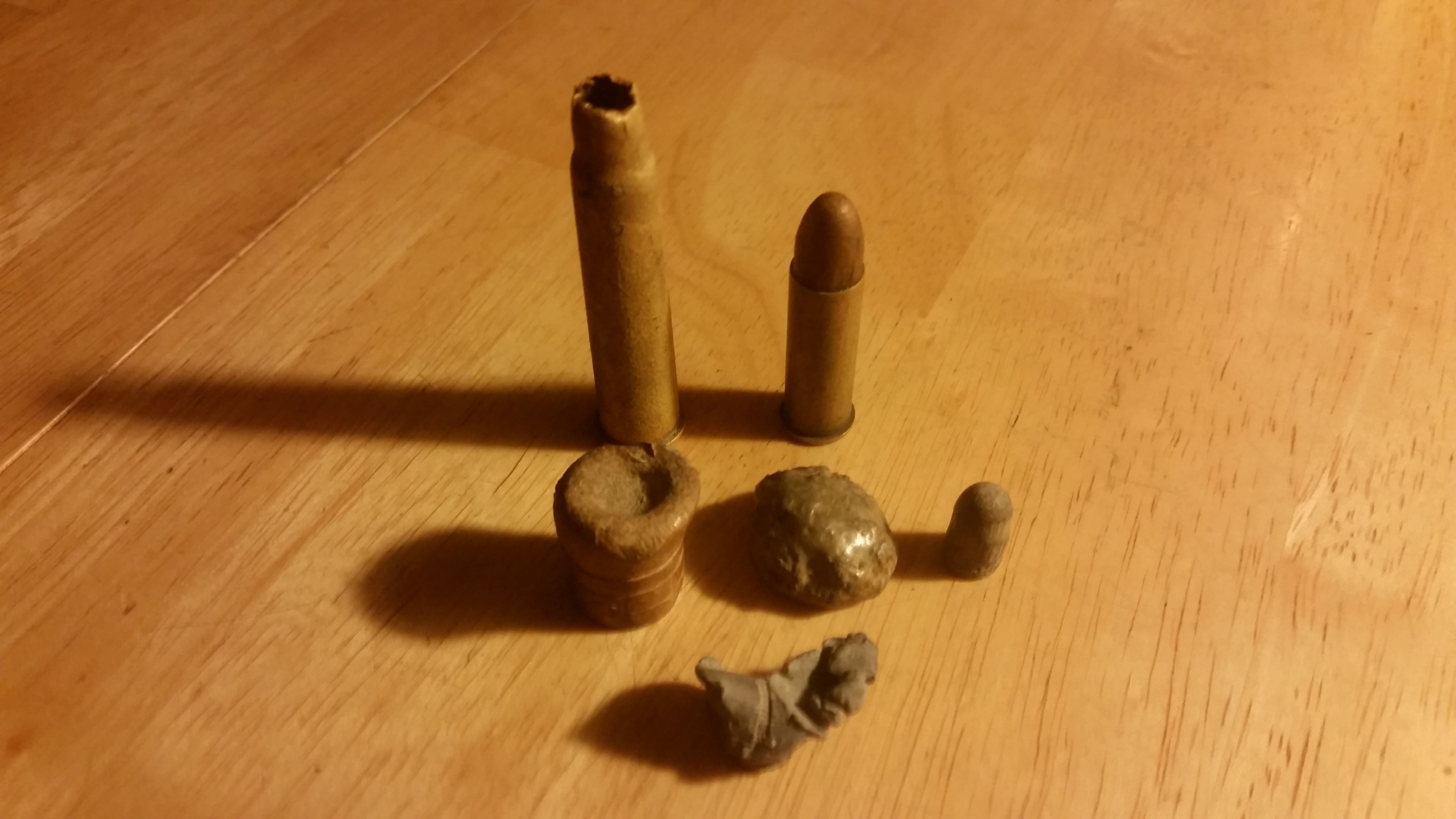 Fired 3 Ringer
Fired Musket Ball
Dominion 38 Special
1 shell  ?
2 projectiles ?