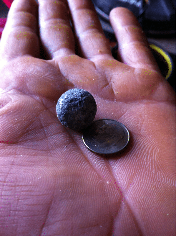 First beach musket ball