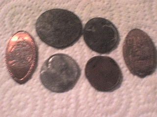 flattened coins