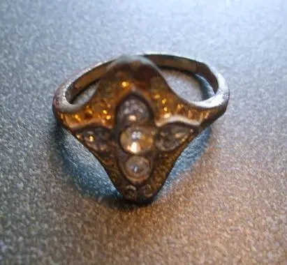 Gold Plated Ring - Found at the Avondale Mills site.