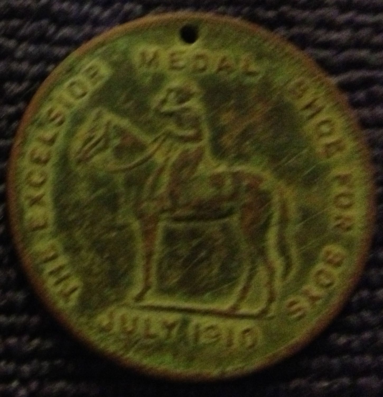 Good Luck Token, Obverse
Found 01/23/13
Barrow Elementary School
Columbus, MS.