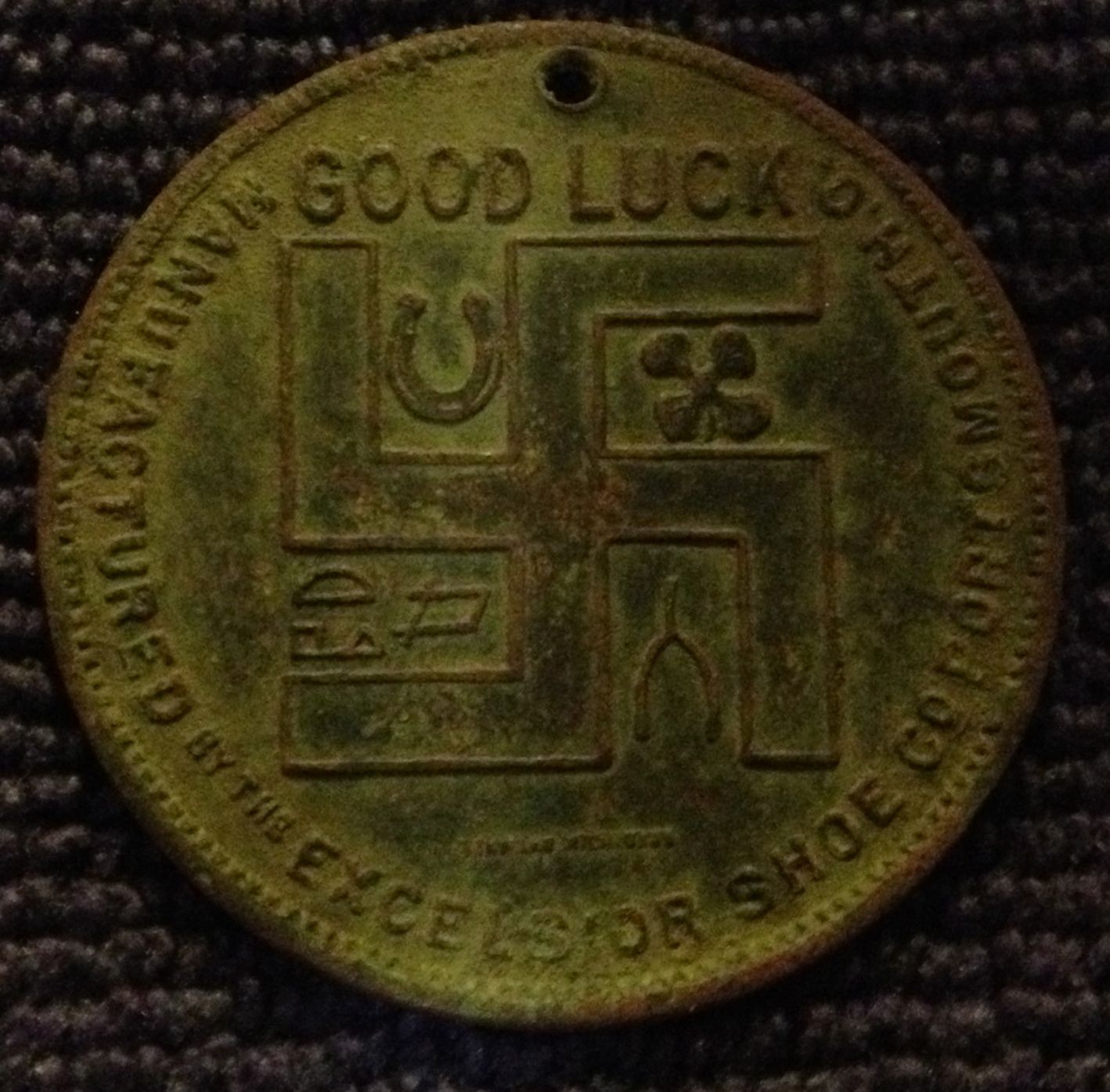 Good Luck Token, Reverse
Found 01/23/13
Barrow Elementary School
Columbus, MS.