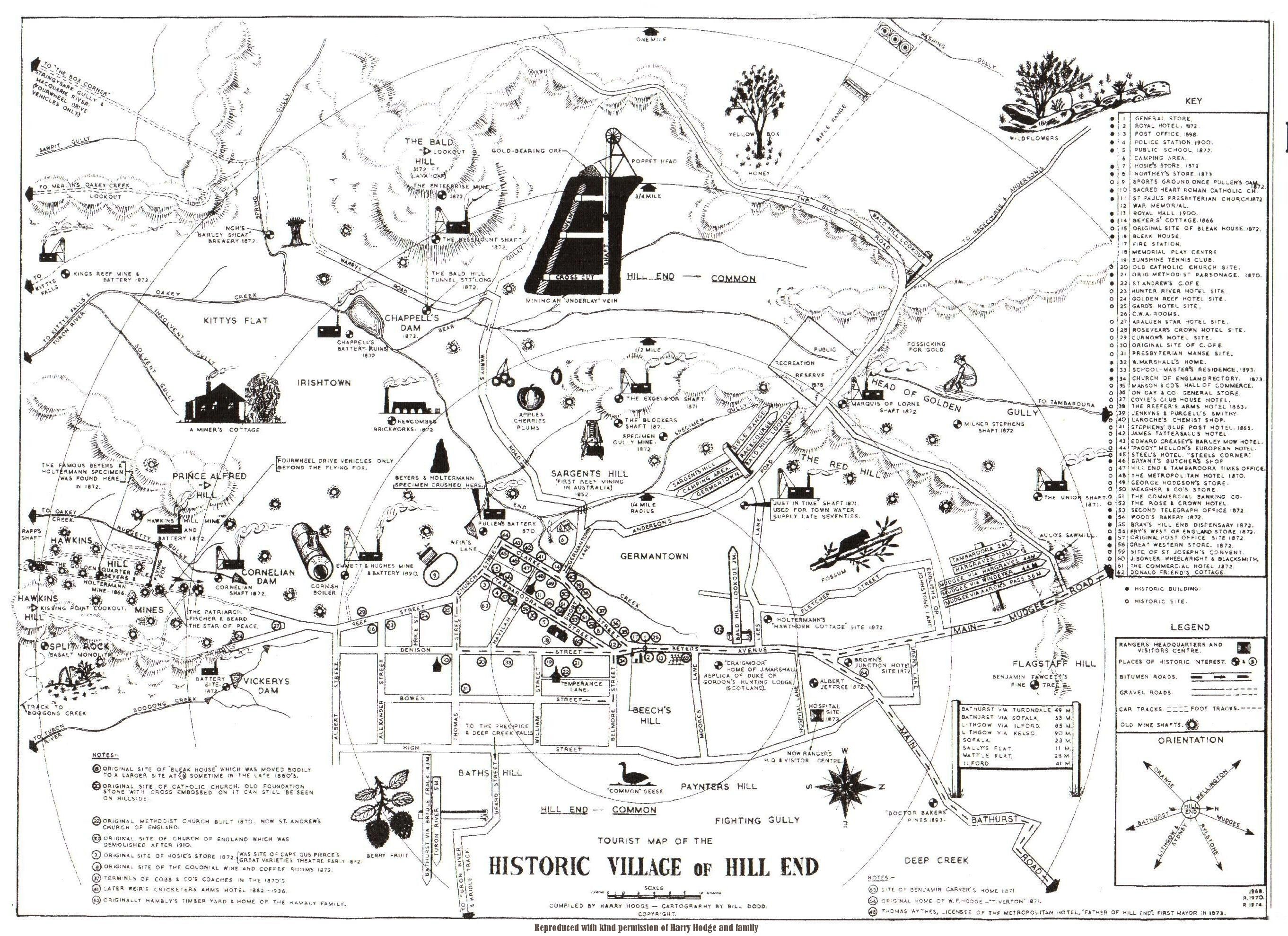 Hist village HE Map Hodge