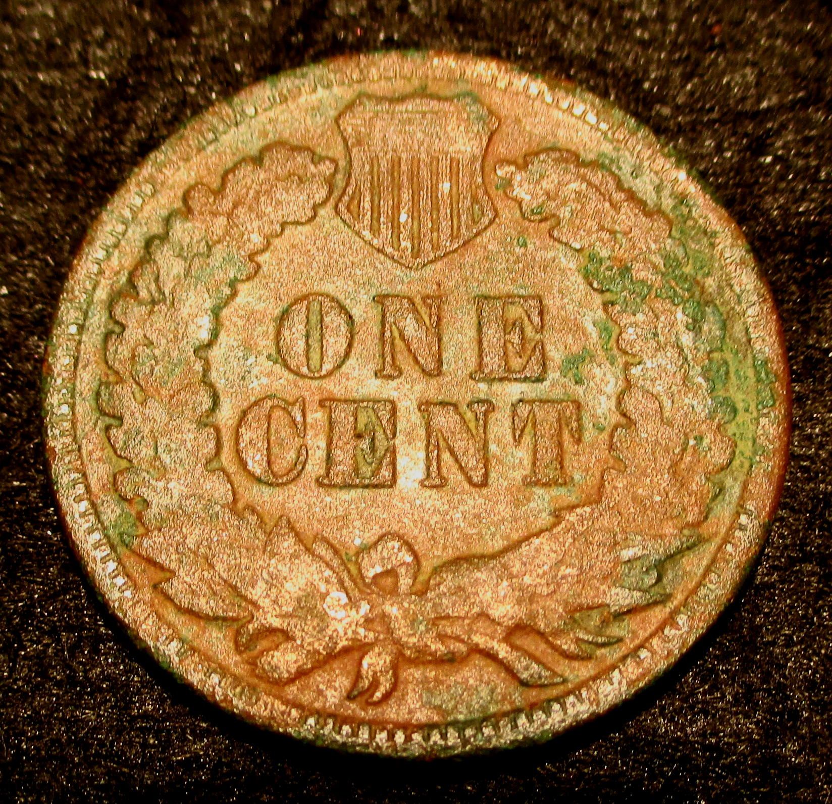 Indian Penny 1888 back