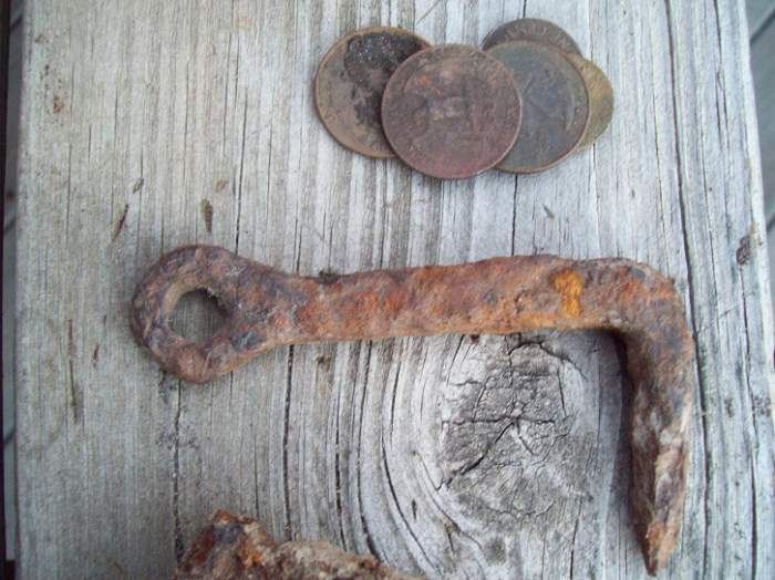 iron colonial door hook