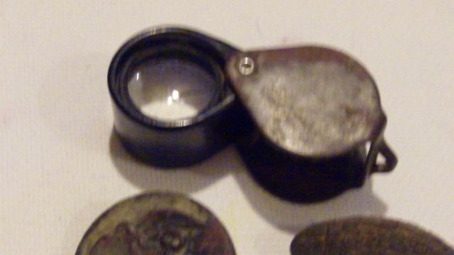 magnify glass - found metal detecting