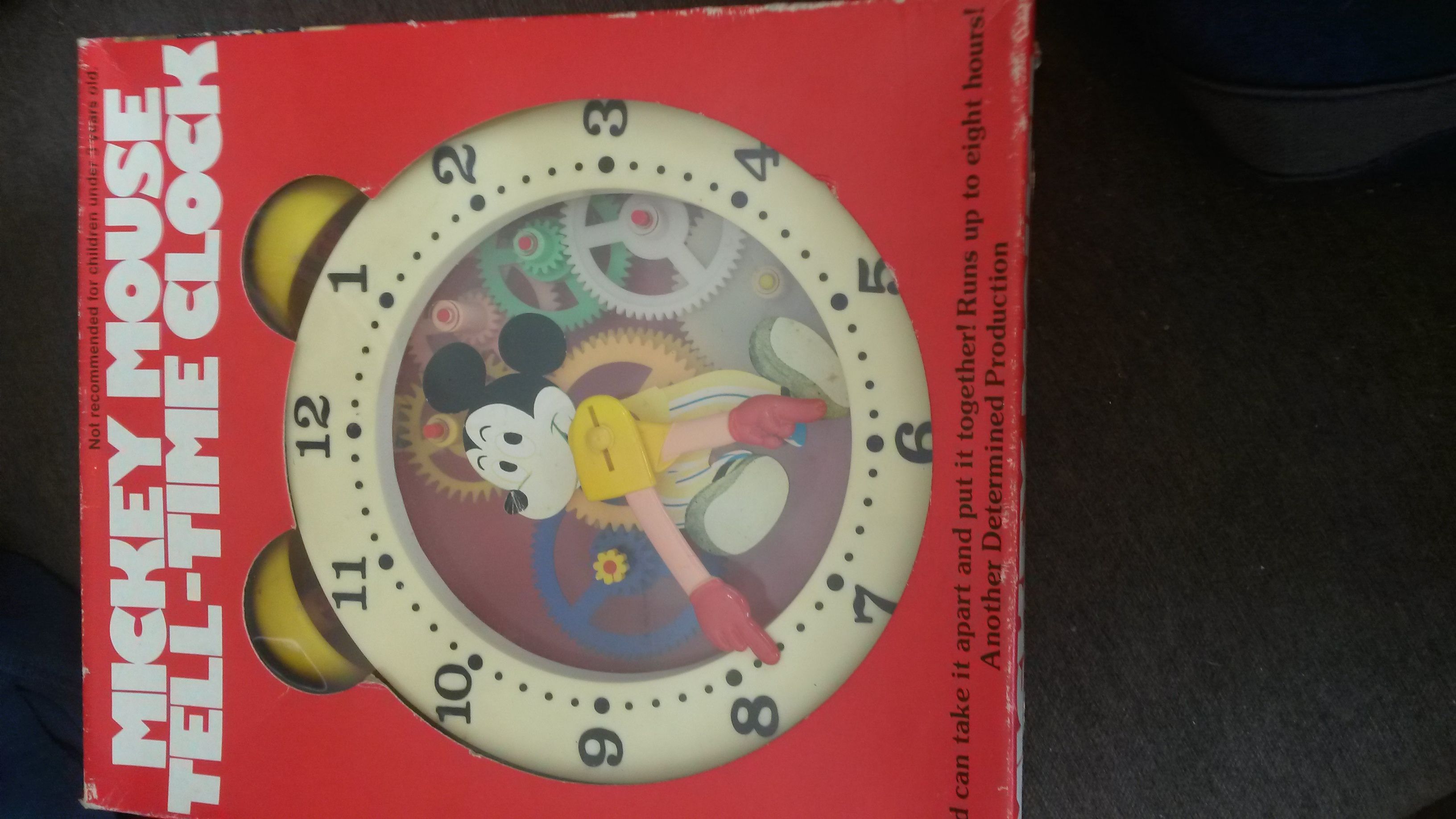 Mickey Mouse Disney Tell Time game