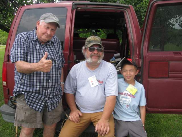 Monty, Jeff (Stoney56), and Jacob at a seeded hunt May '09!