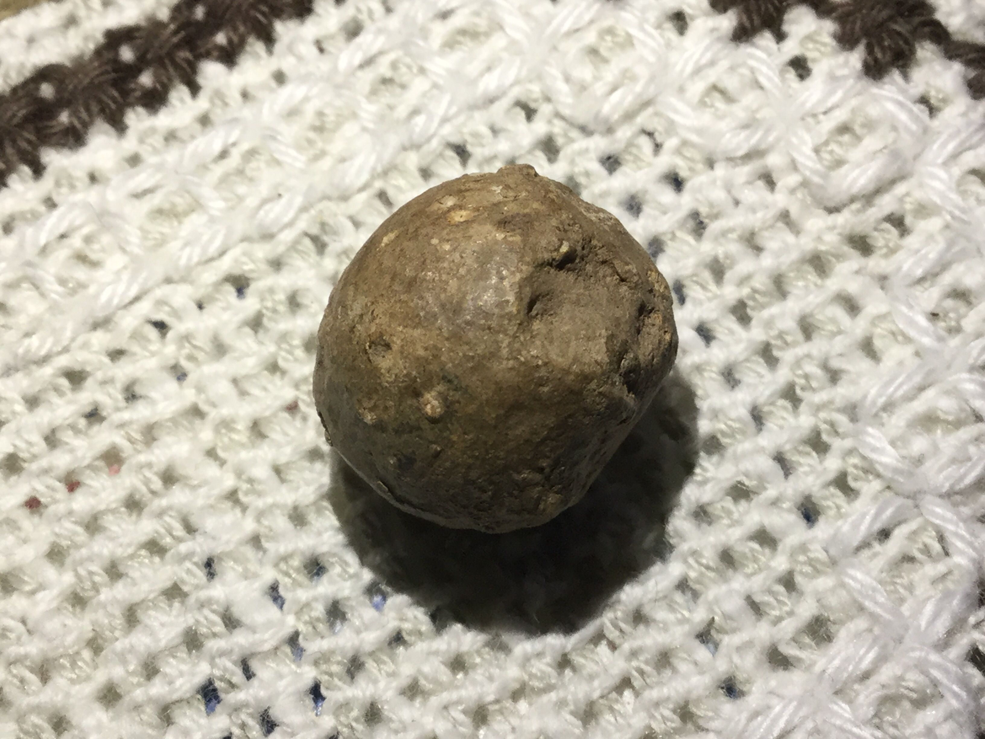 My first musket ball