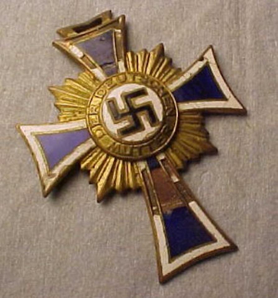 Nazi Mother's Cross.  I returned this to the family whose uncle had brought back from WWII.