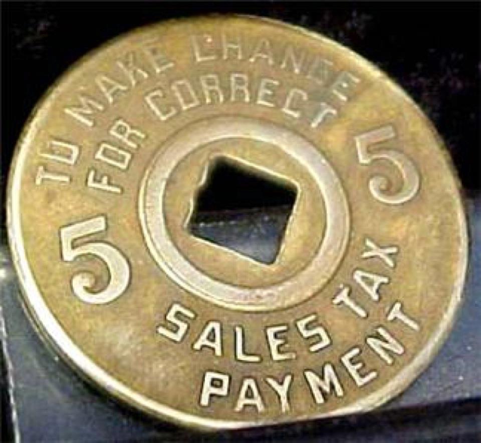 Nice MS Sales Tax Token of the nicer brass type